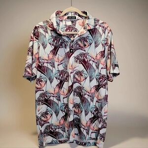 Bad Birdie Tropical Lightweight Polo Golf/Casual Shirt